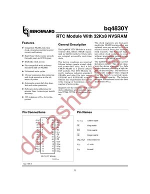 BQ4830YMA-85 datasheet  